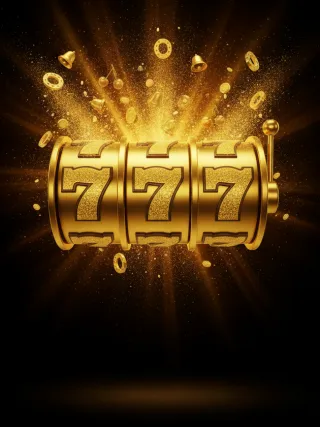 777 Golden Reels slot poster