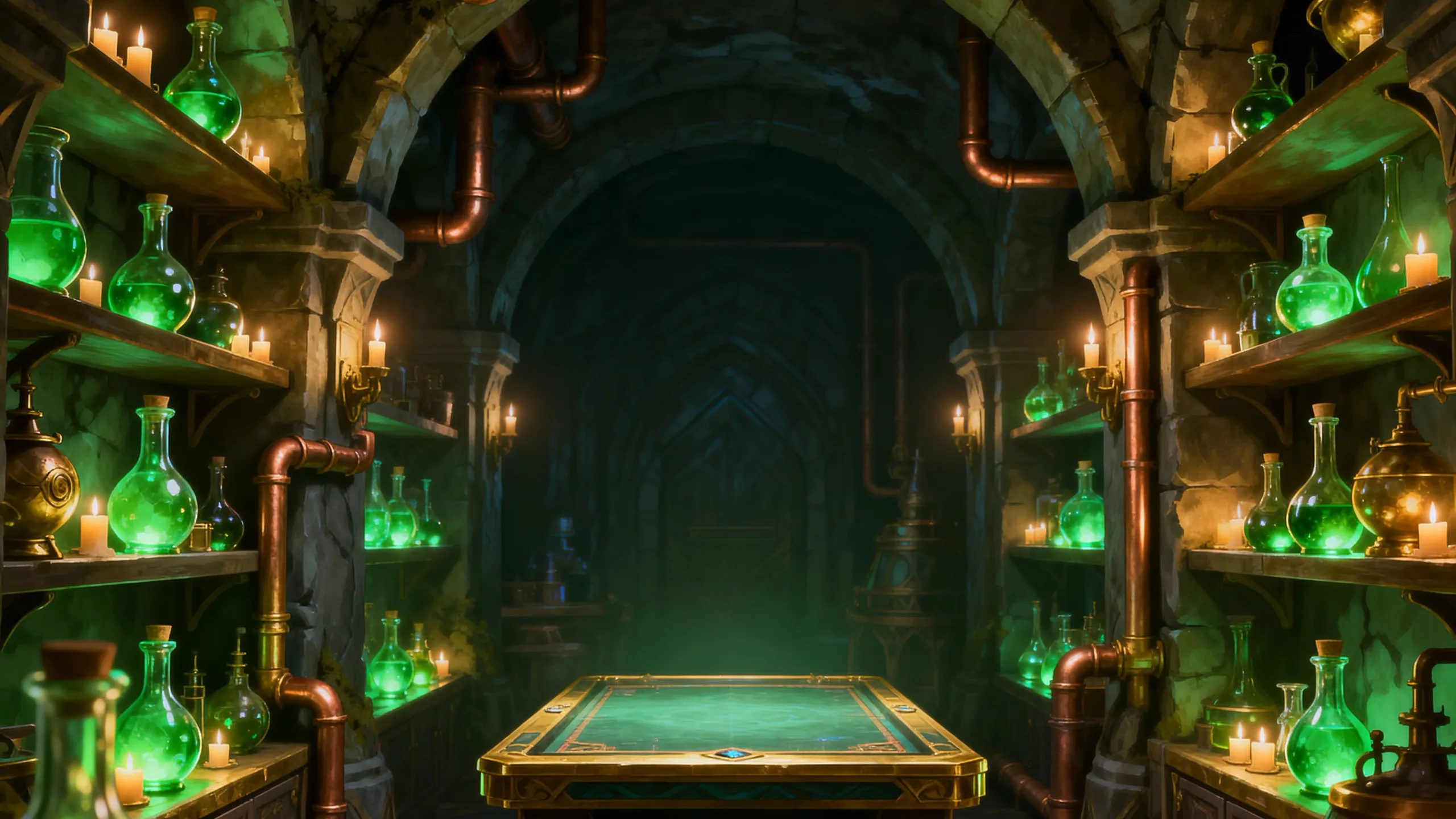 The Alchemist's Gold background art