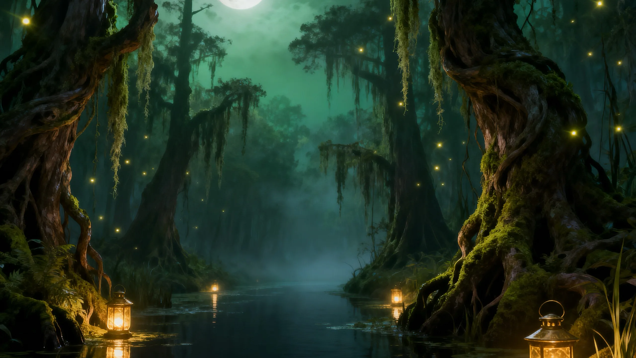 Bayou Spirits background art