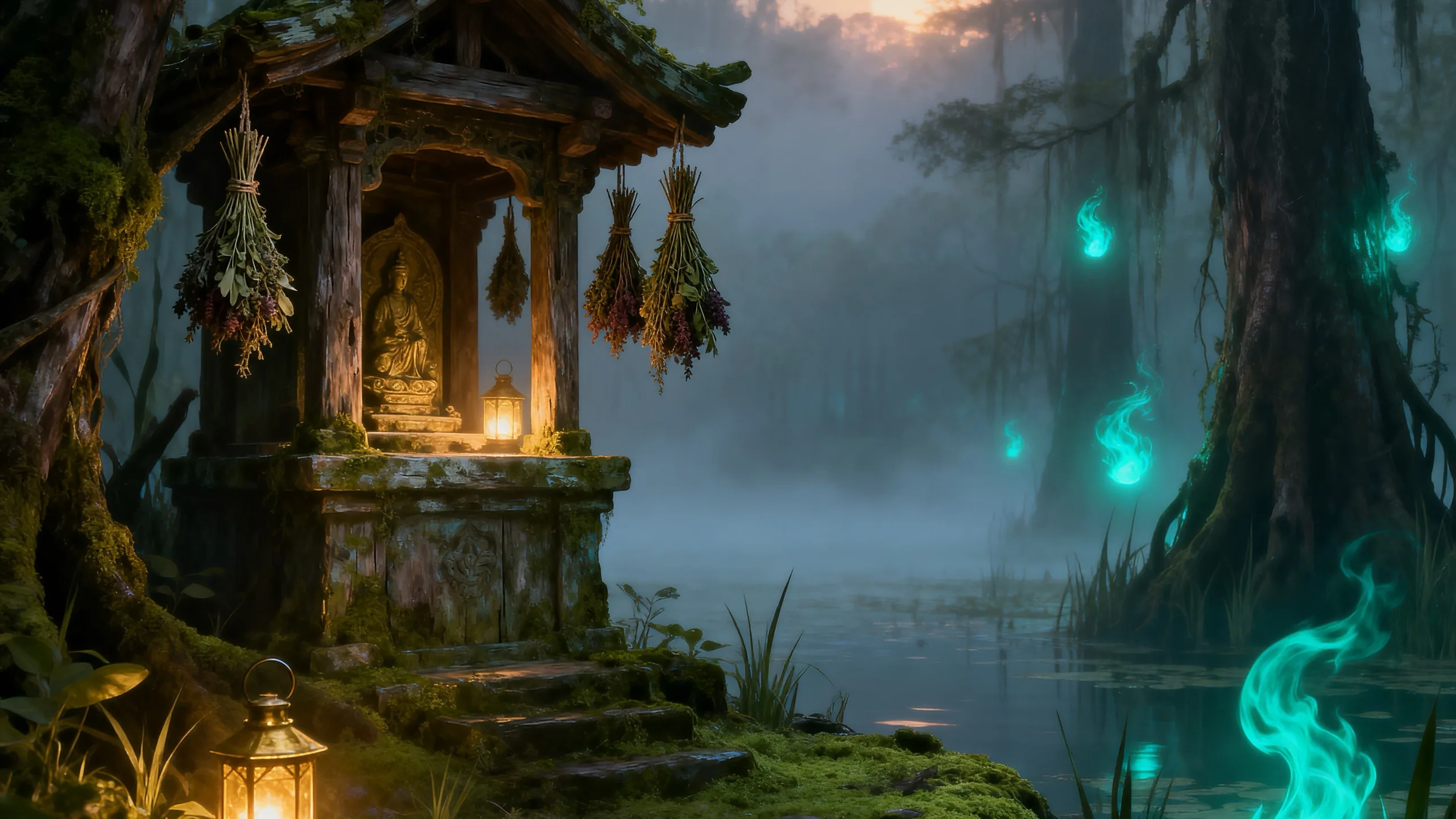 Bayou Spirits background art