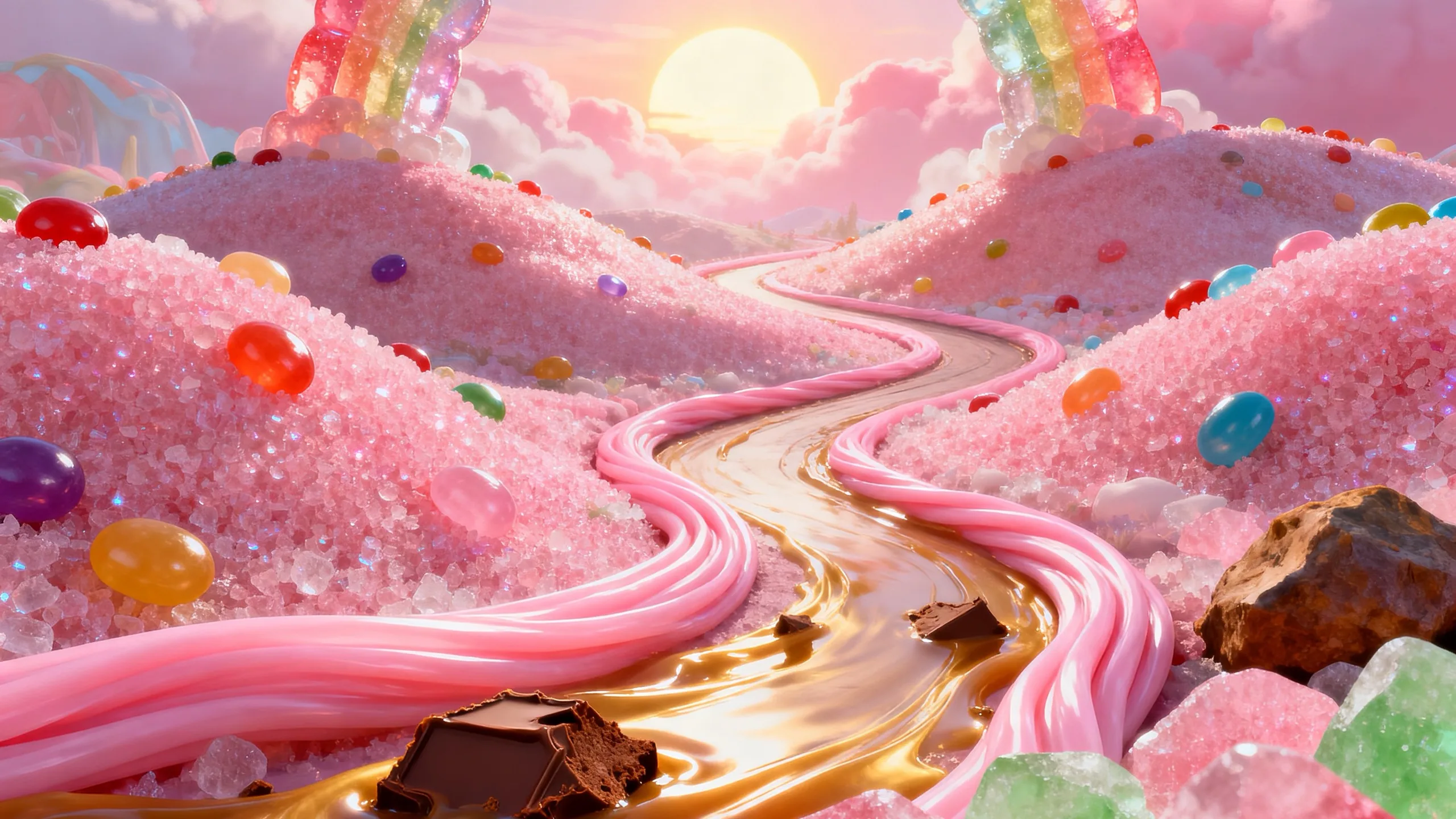 Candy Cascade background art