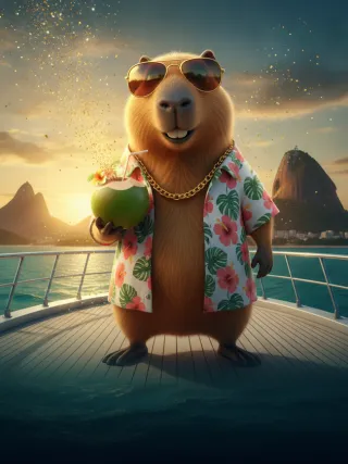 Capivara da Sorte slot poster