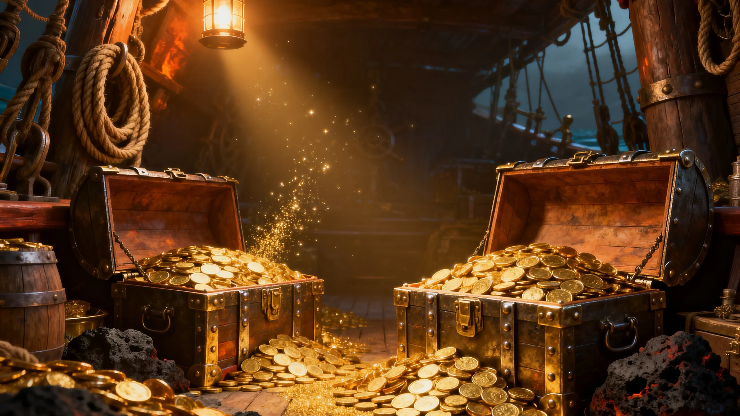 Captain Mergan's Millions background art