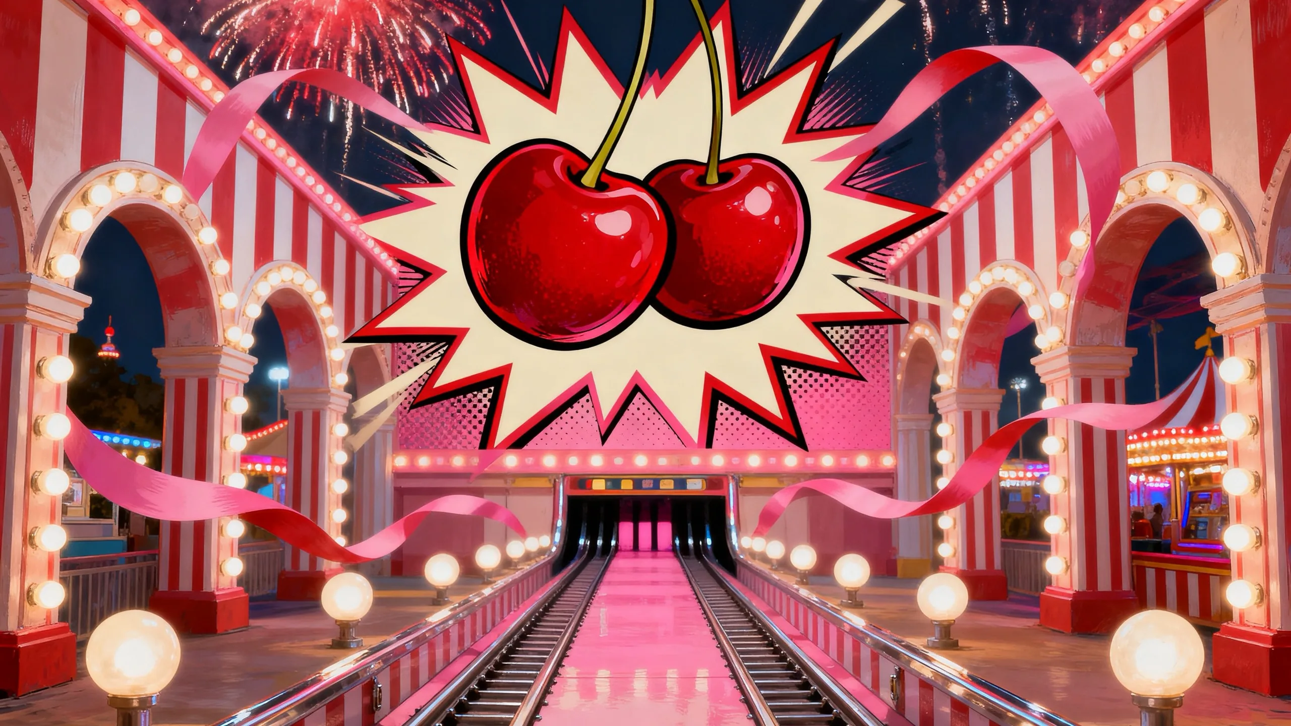 Cherry Blast background art