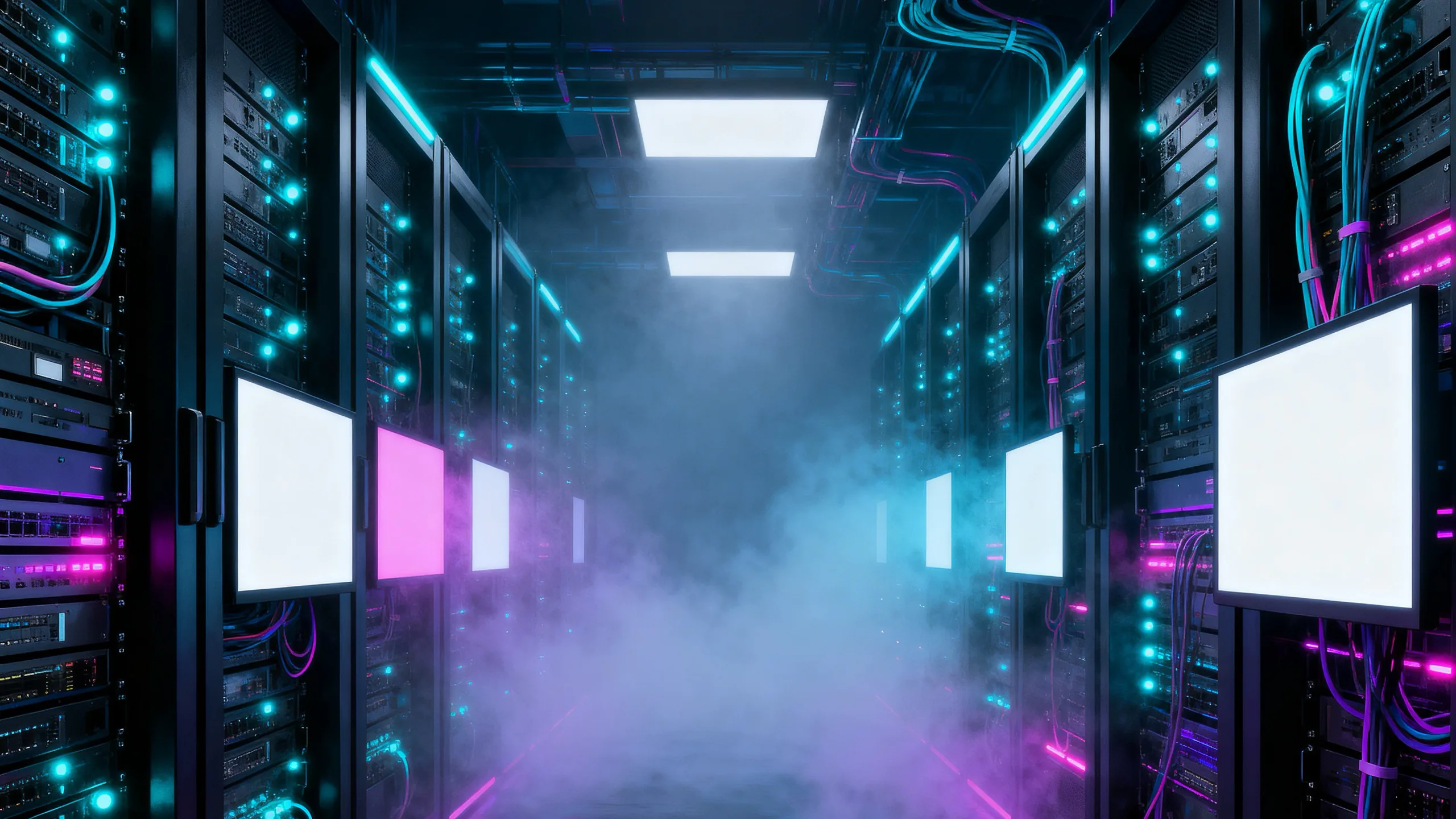 Neon Vault background art