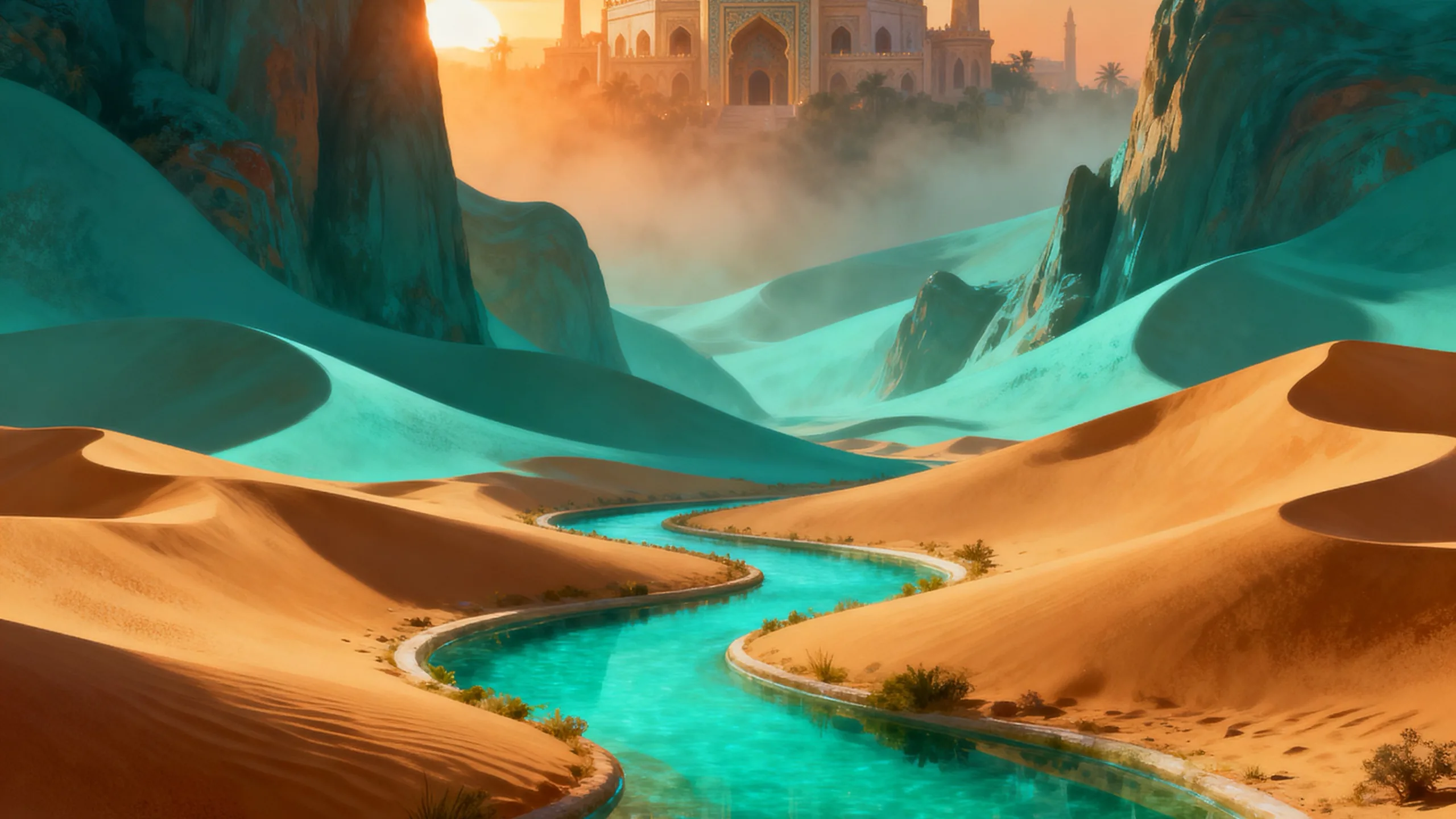 Desert Mirage background art