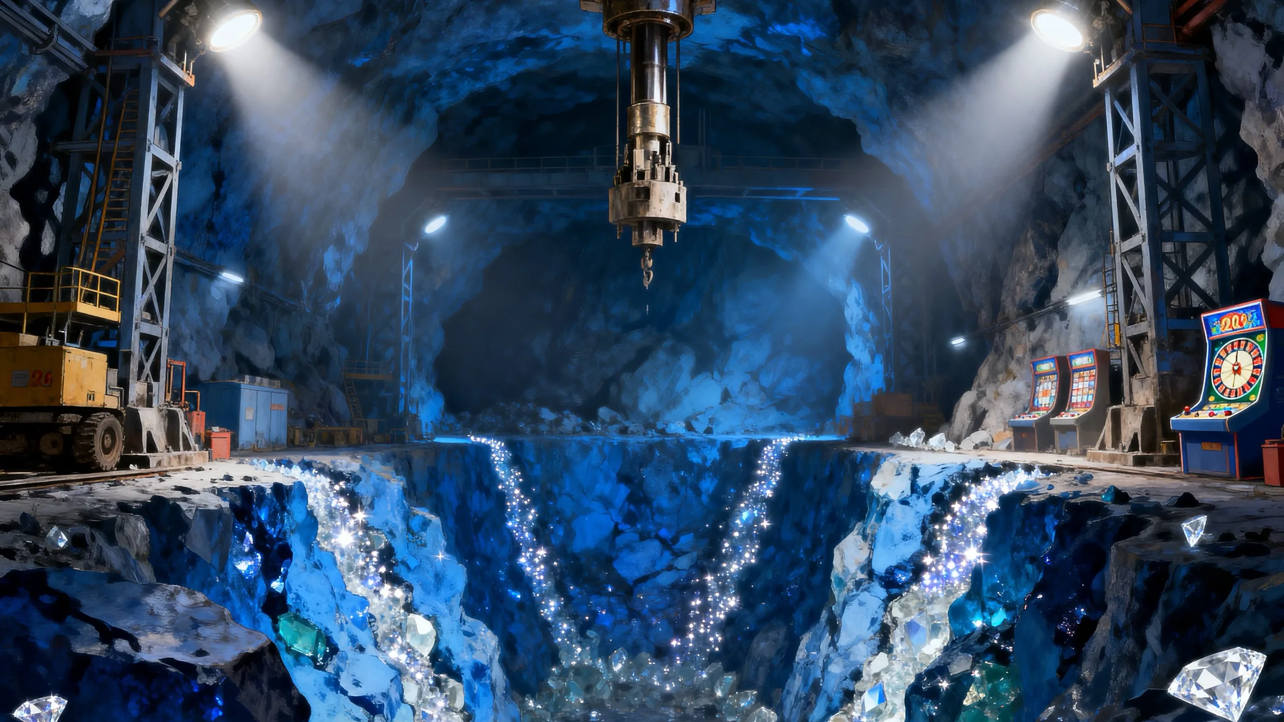 Diamond Drill background art