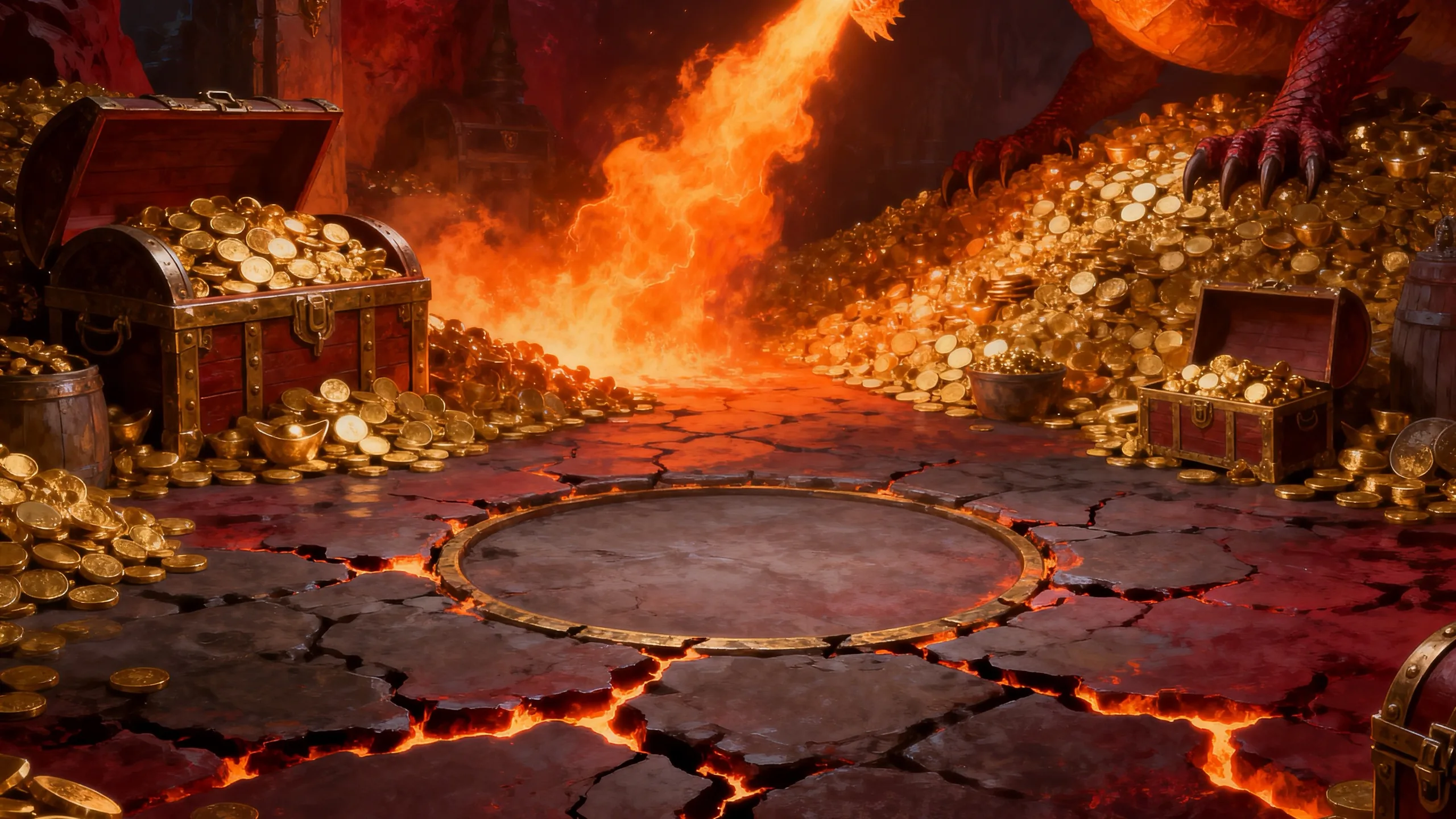 Dragon's Vault background art
