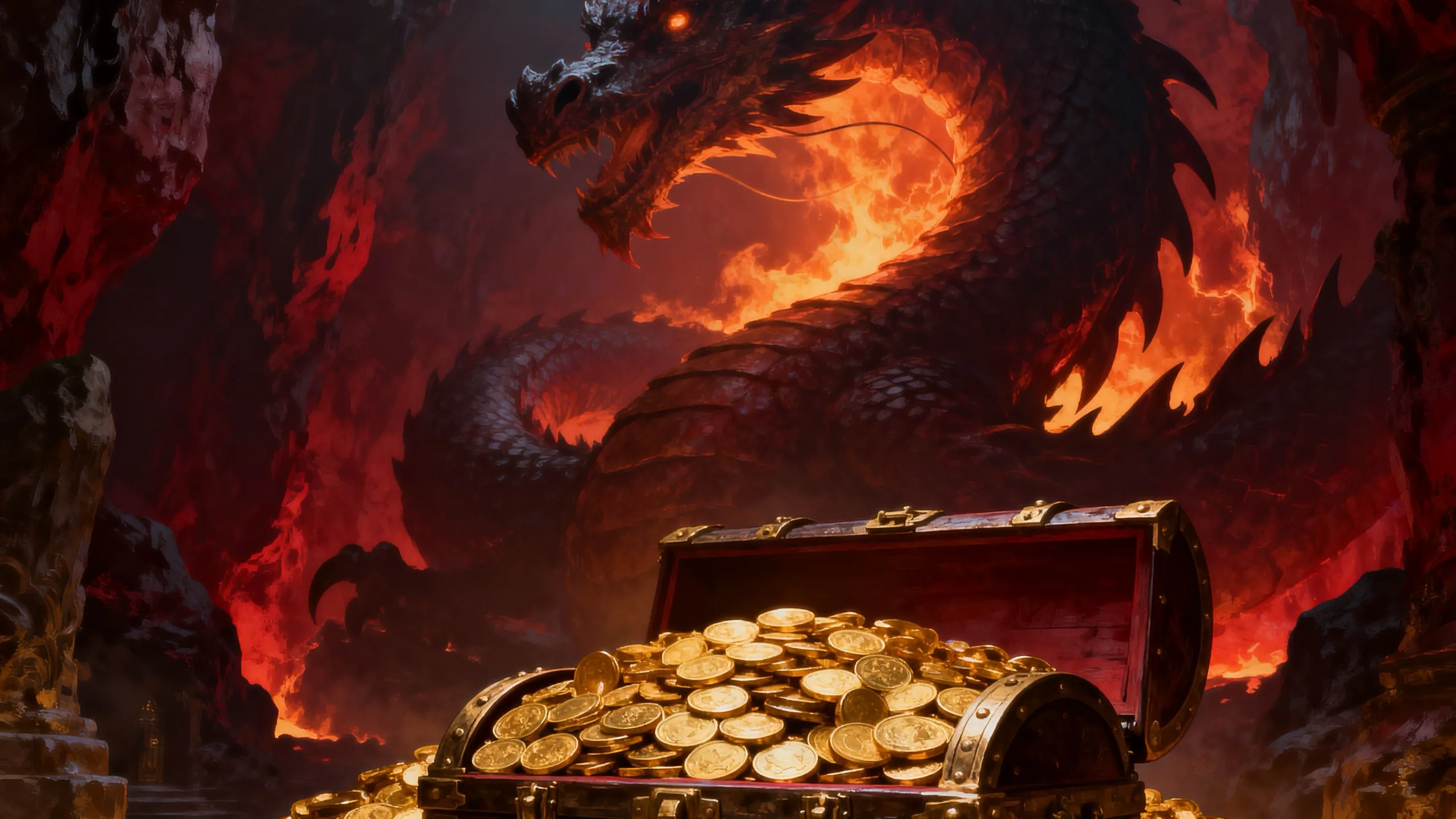 Dragon's Vault background art