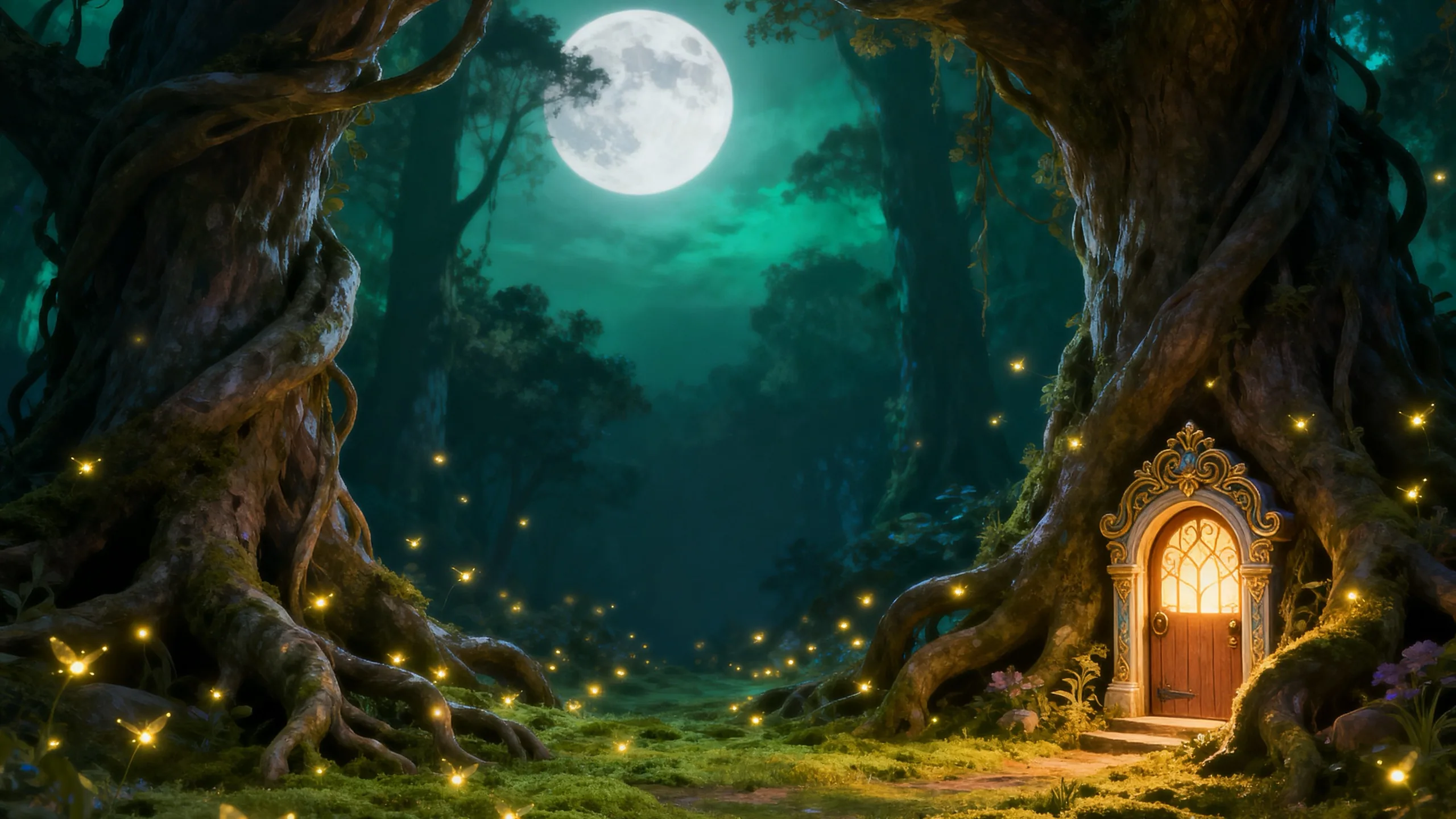 Enchanted Hollow background art