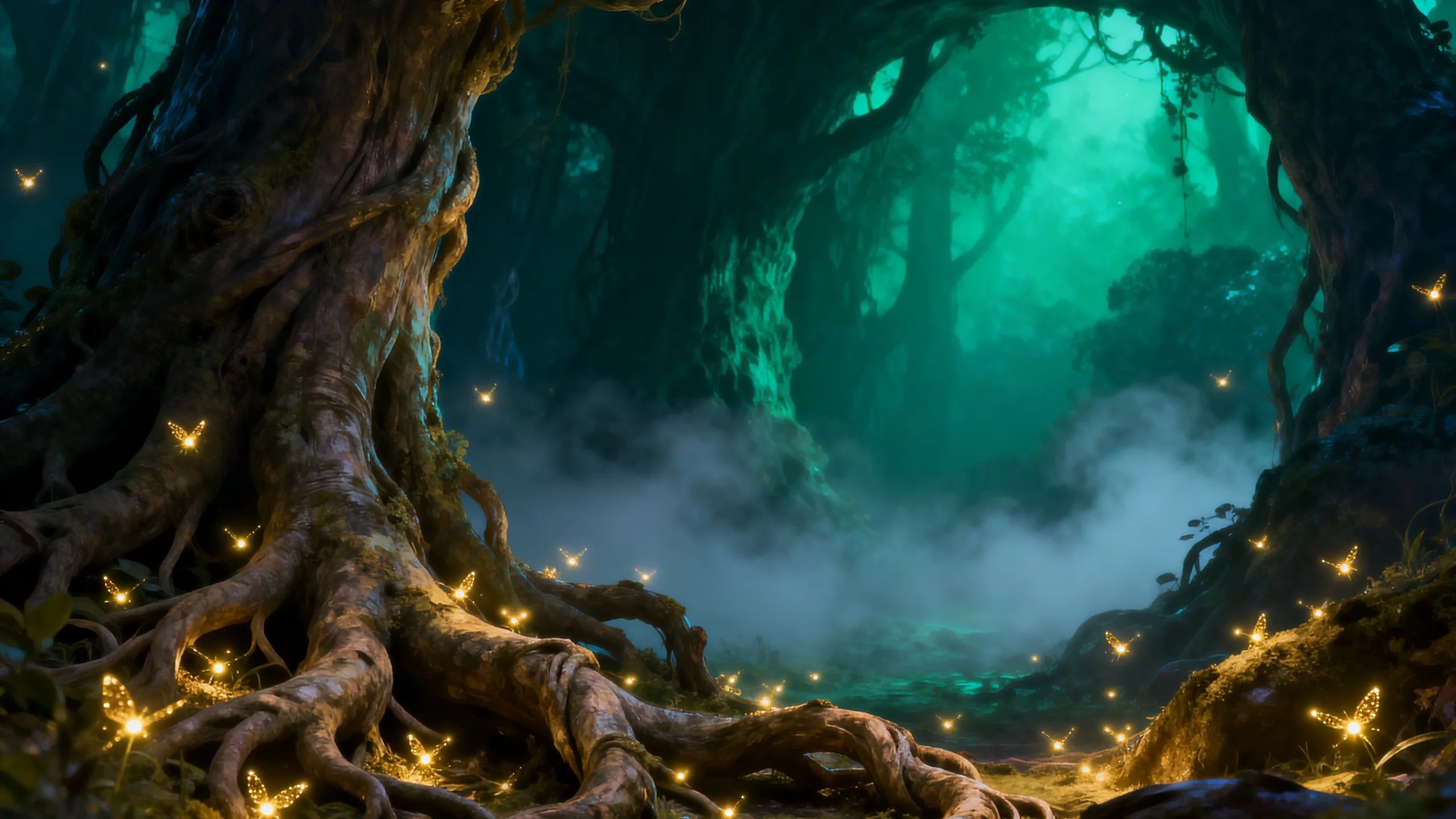 Enchanted Hollow background art