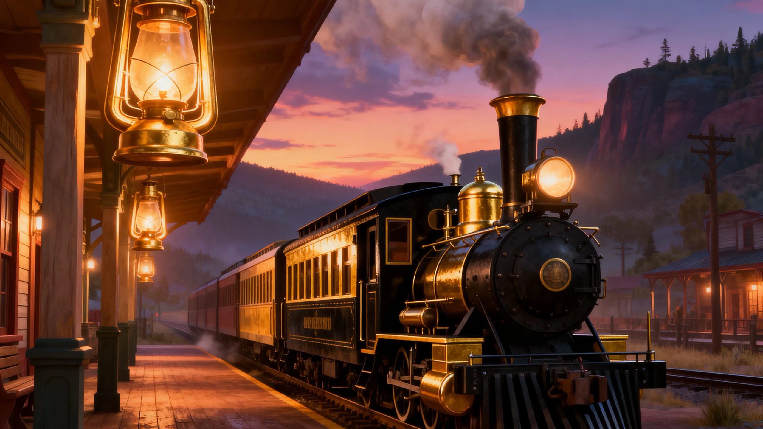 Goldrush Express background art