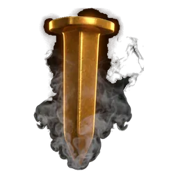 Gold Railway Spike