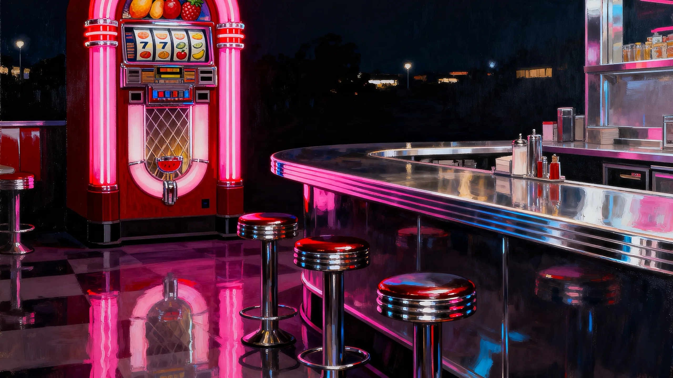 Juicy Sevens background art