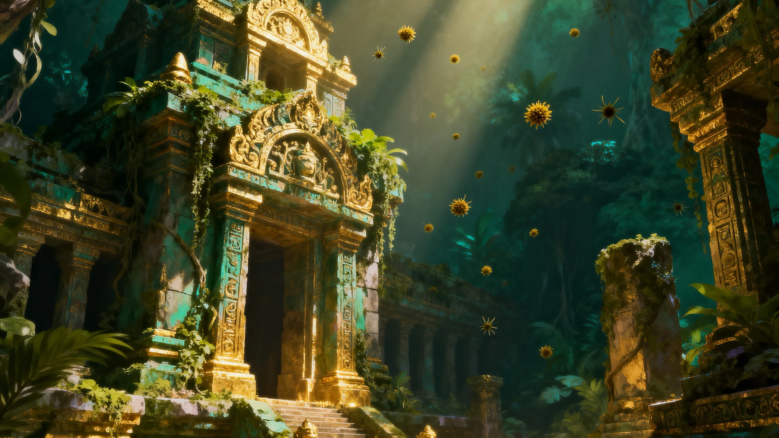 Jungle Idols background art