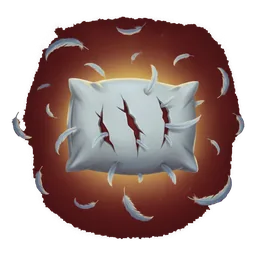 Slashed Pillow