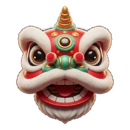 Lion Dance Head