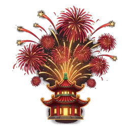 Pagoda Fireworks Scatter