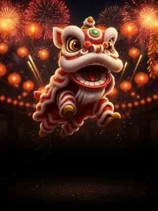 Lion Dance Fortune slot poster