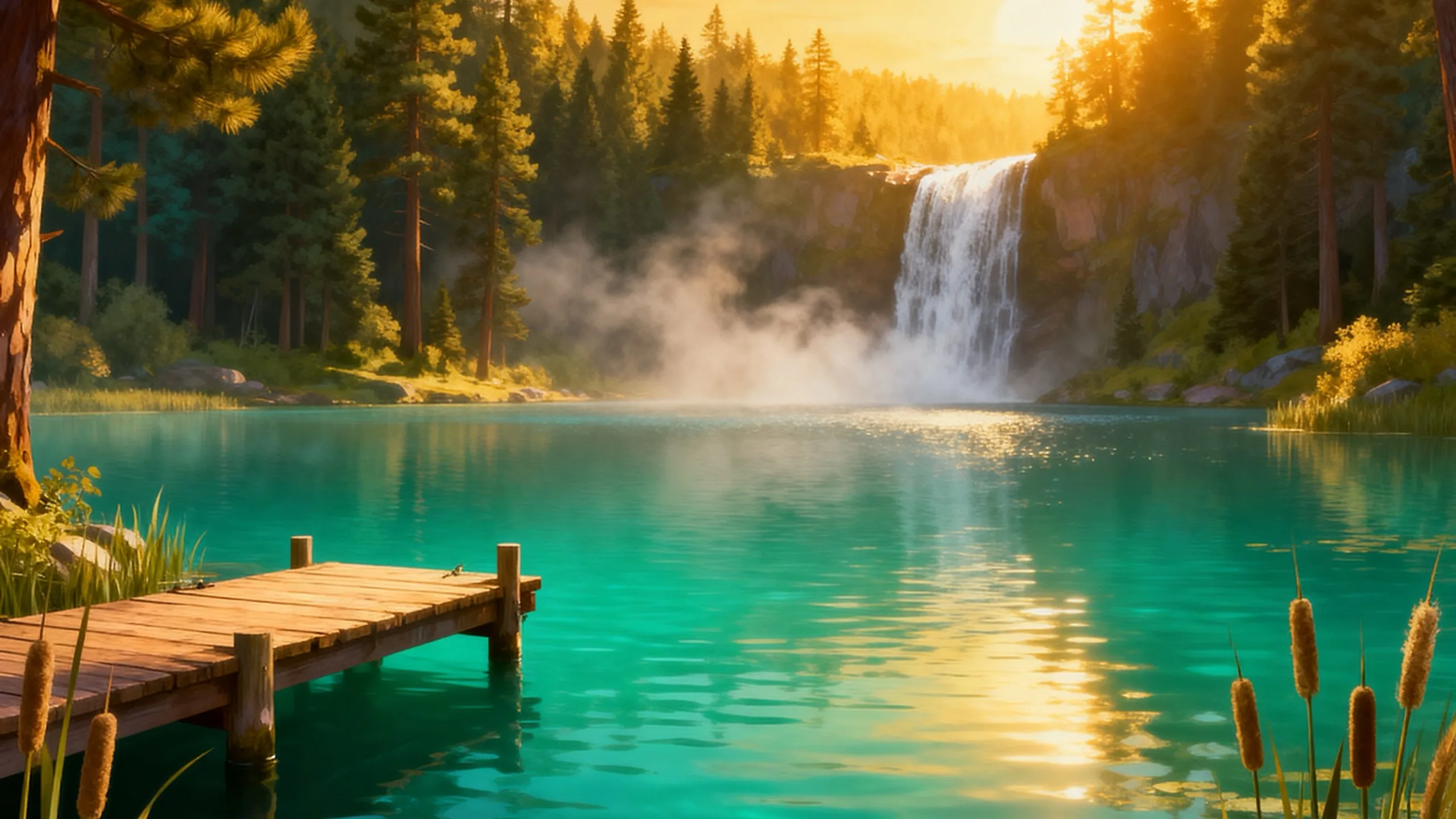 Lunker Lake background art