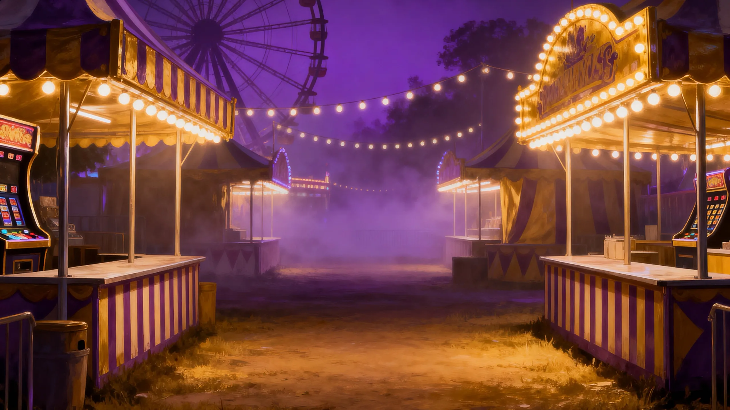 Midnight Circus background art