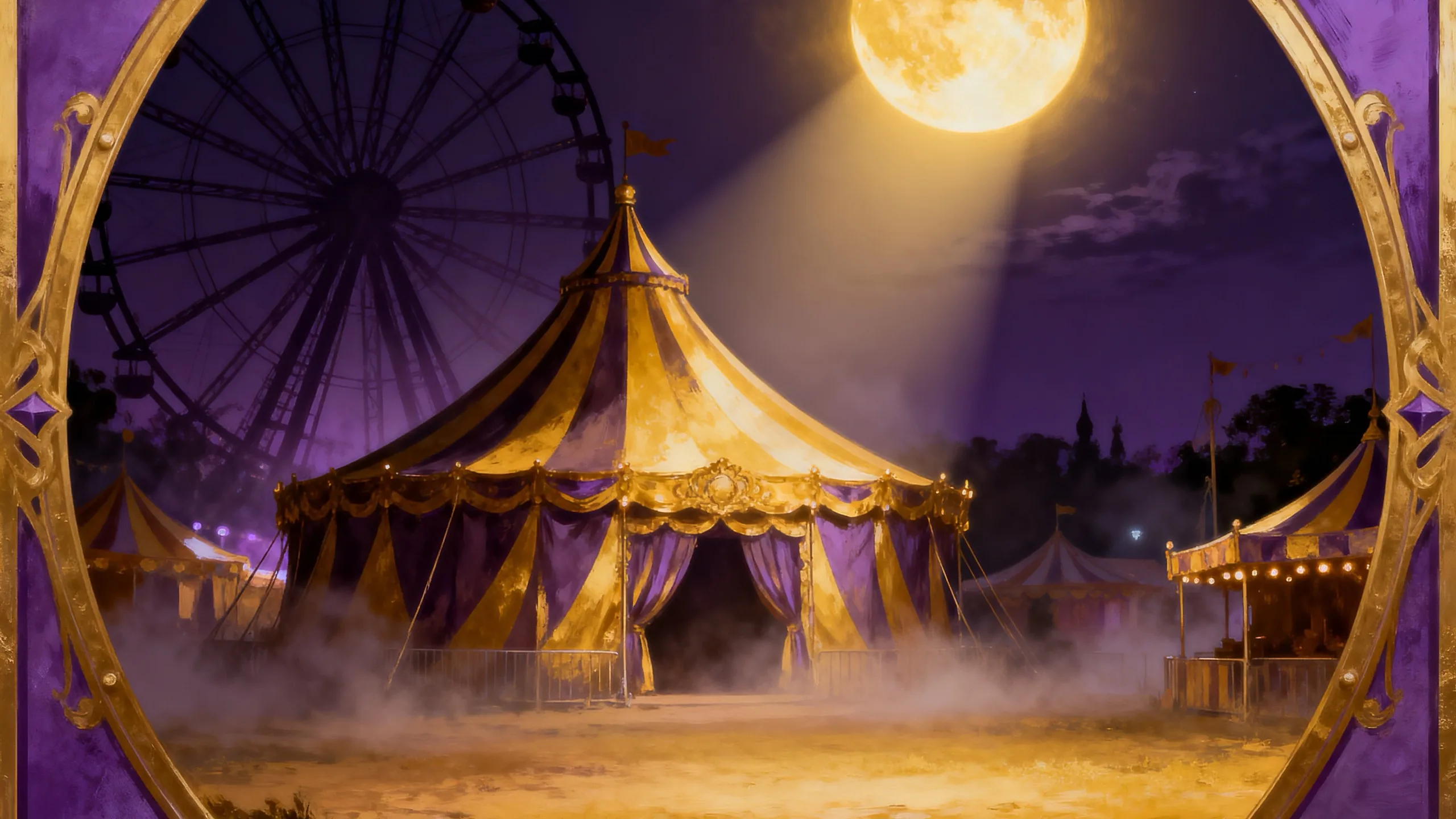 Midnight Circus background art
