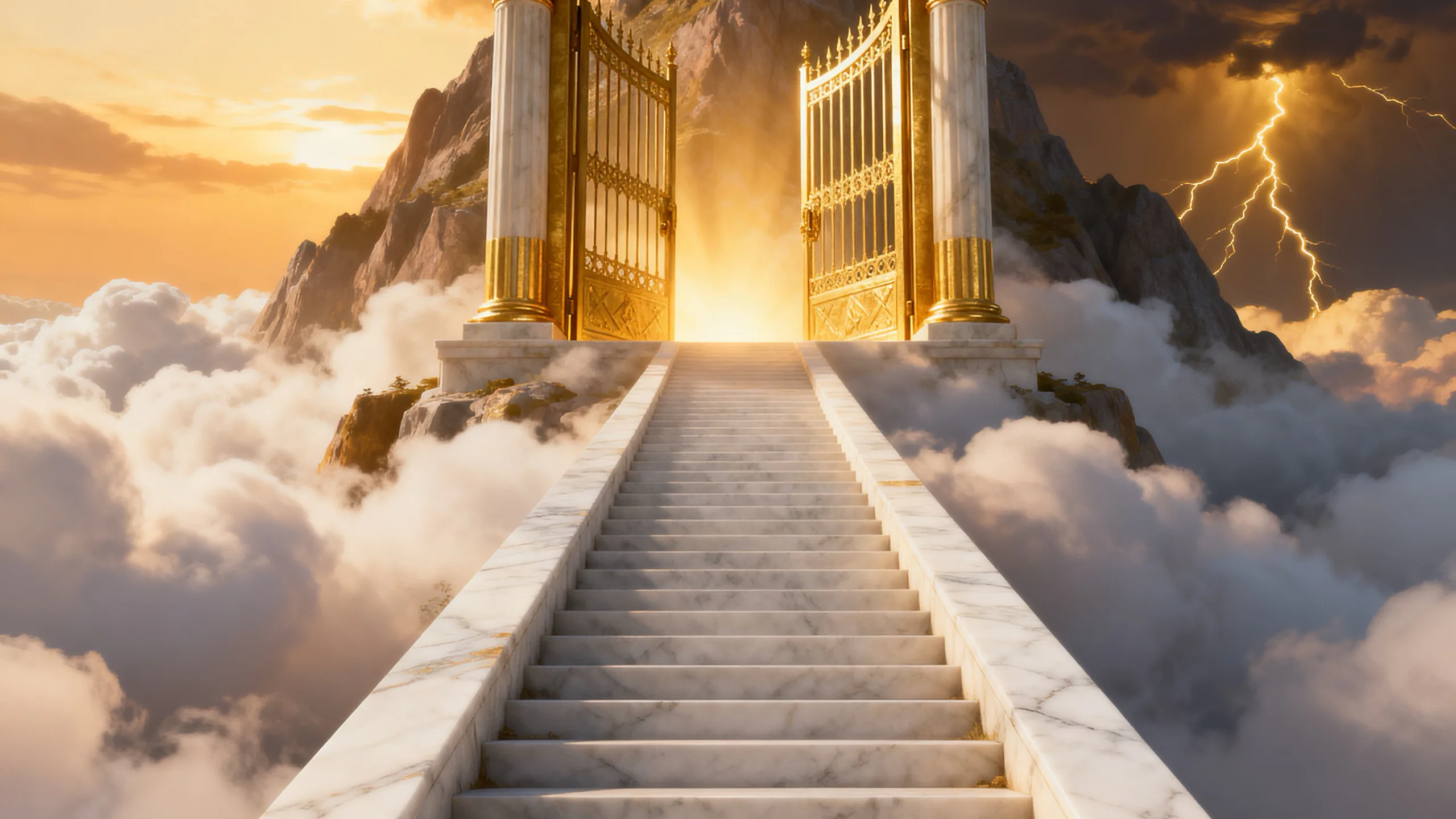 Mount Olympus Gold background art