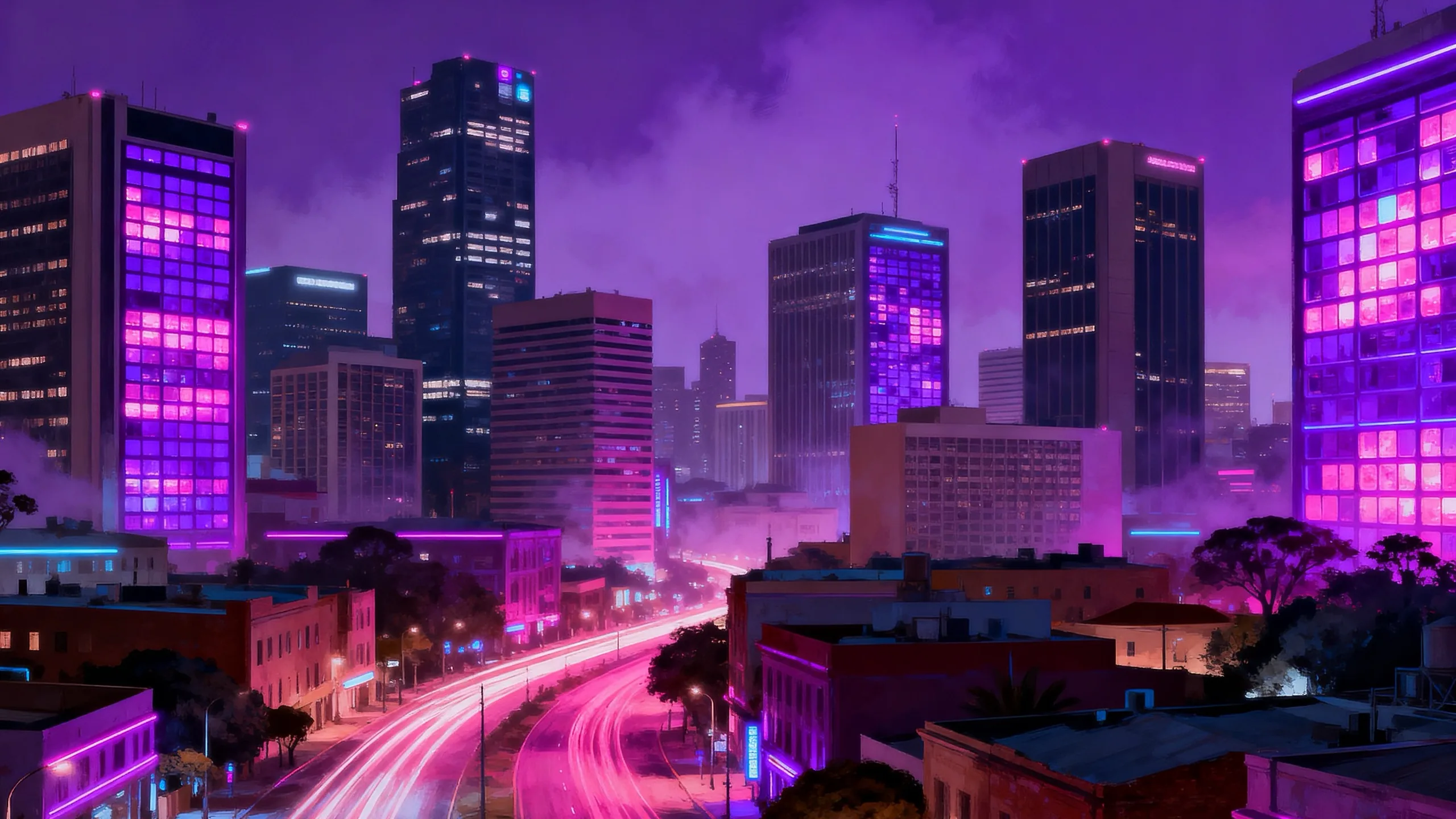 Neon Jozi background art