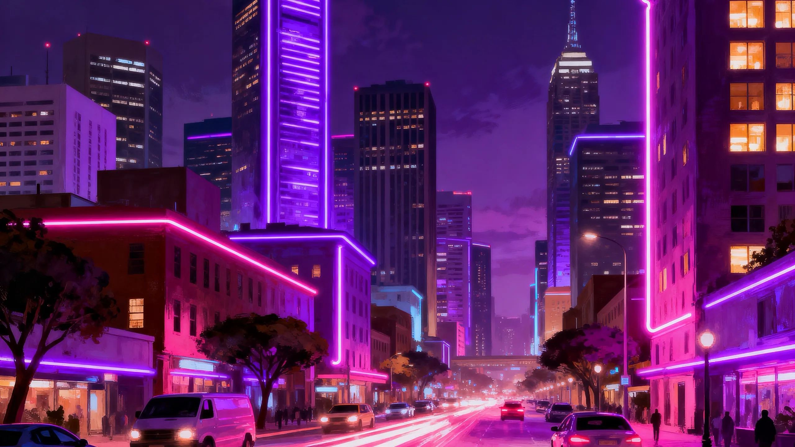 Neon Jozi background art