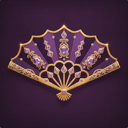 Jeweled Fan