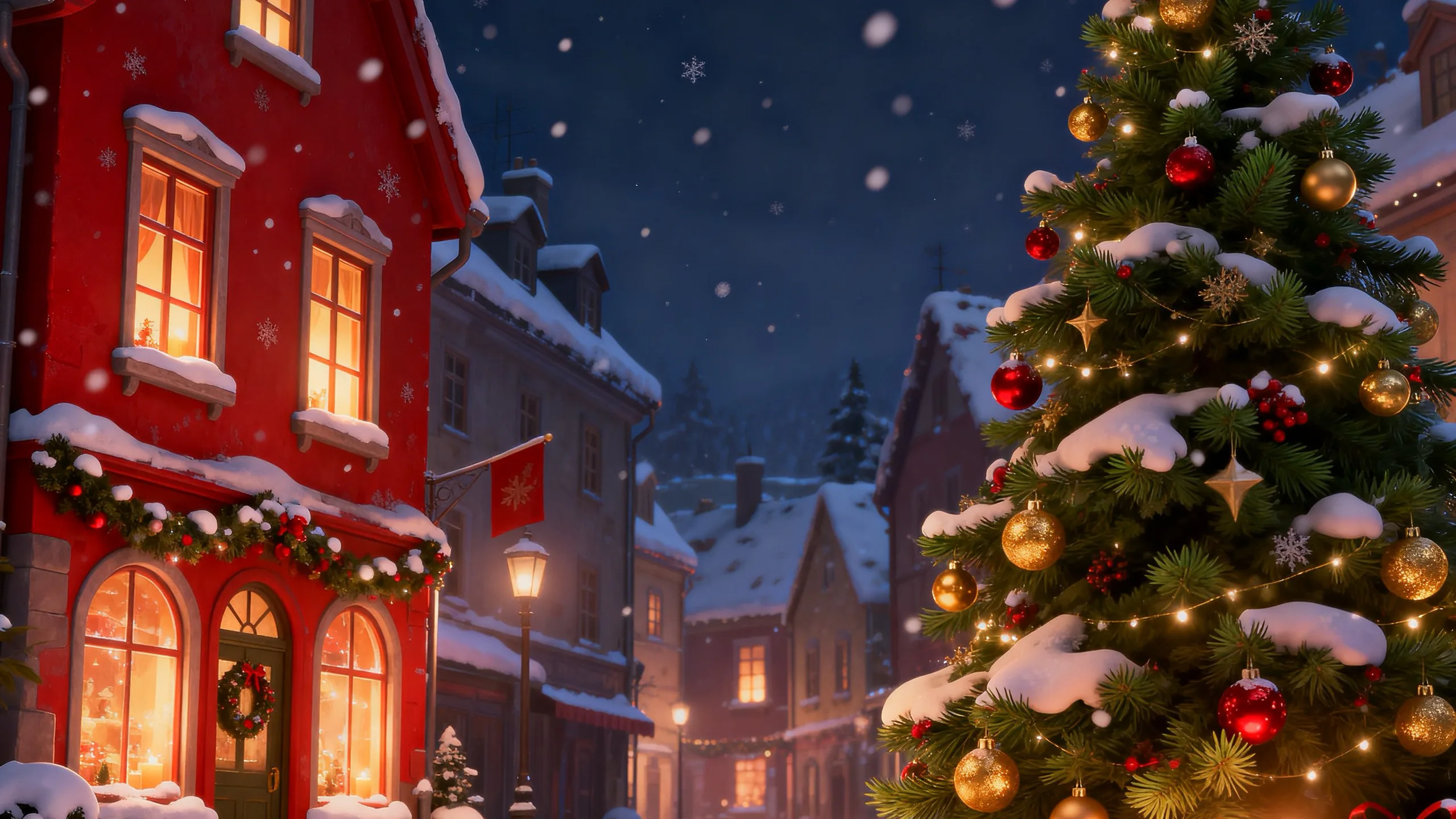 Santa's Workshop background art