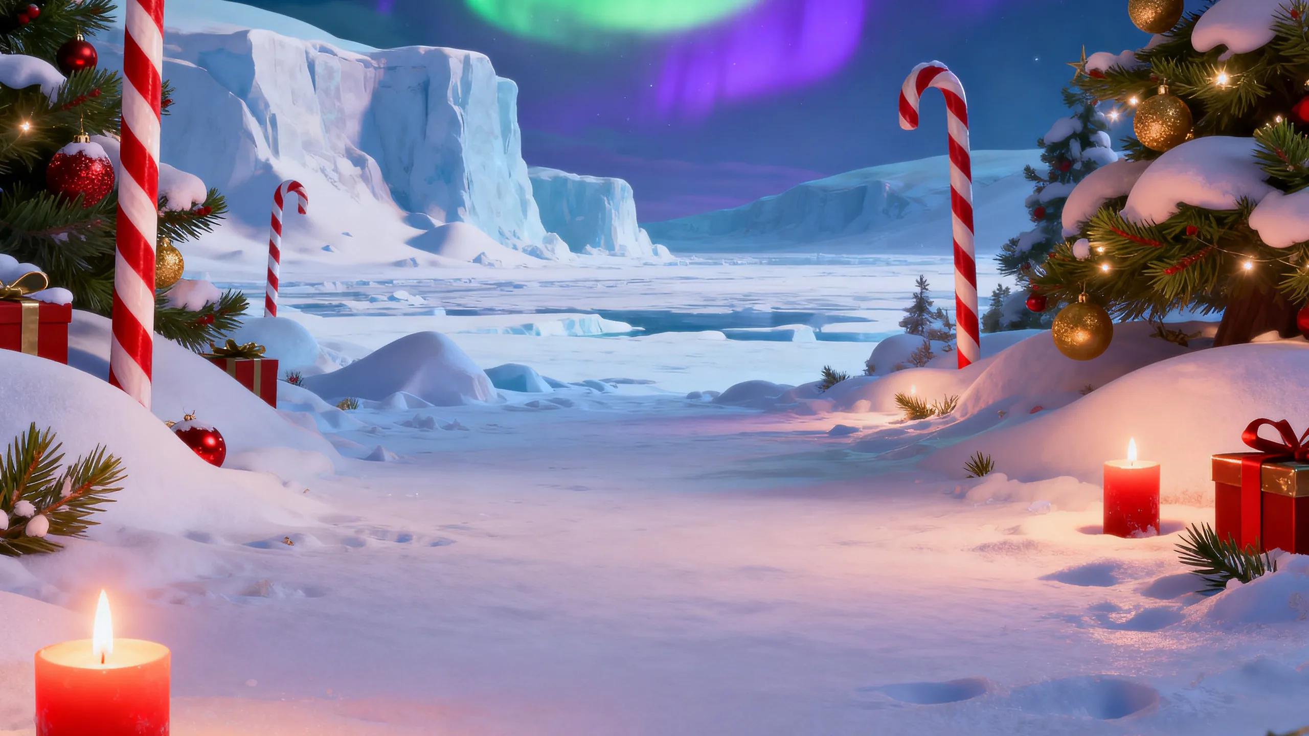Santa's Workshop background art