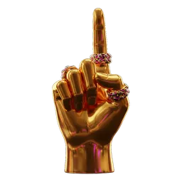 Gold Hand Sign