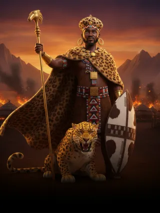 Shaka's Empire slot poster