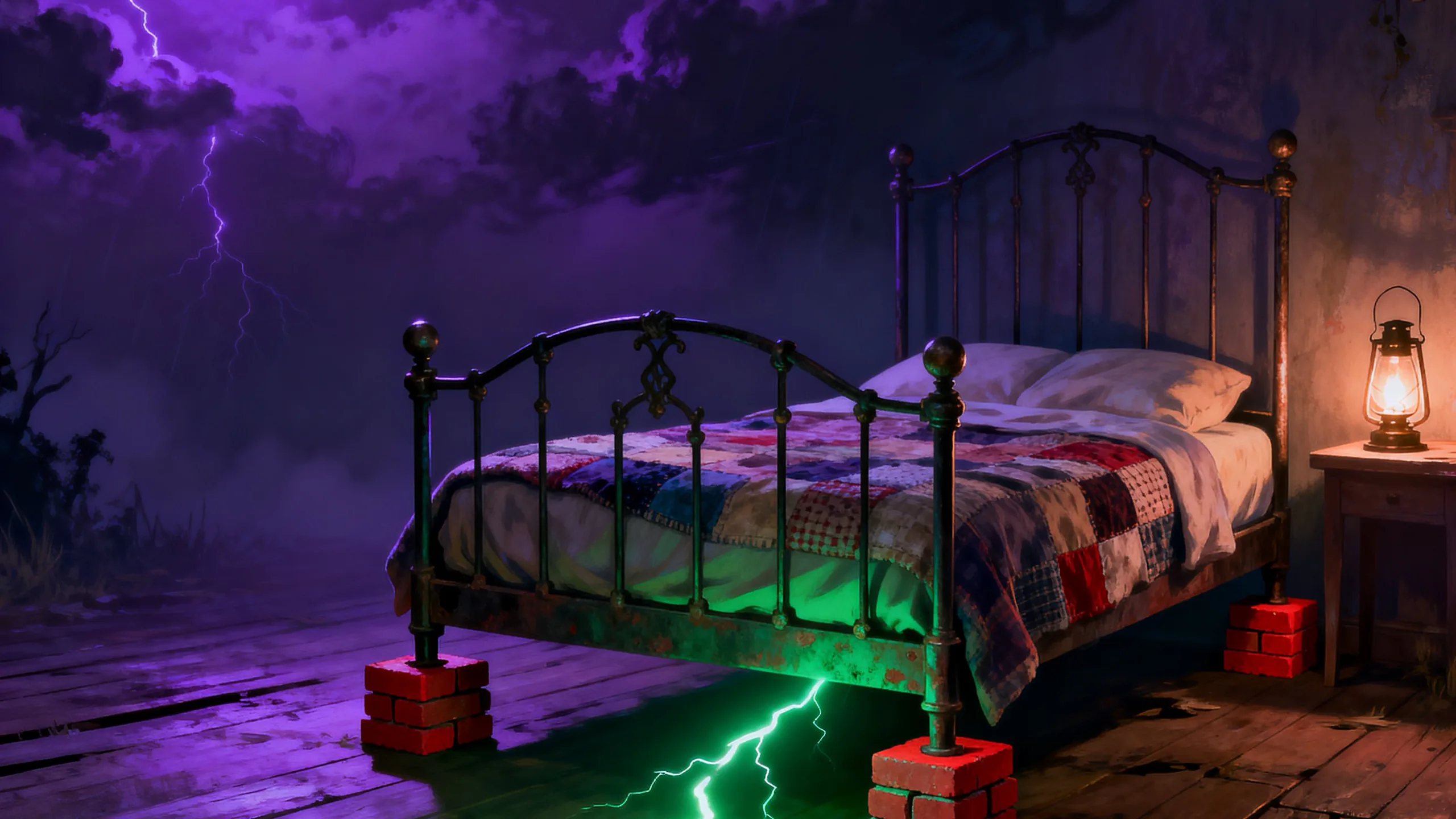 Skrik Night background art