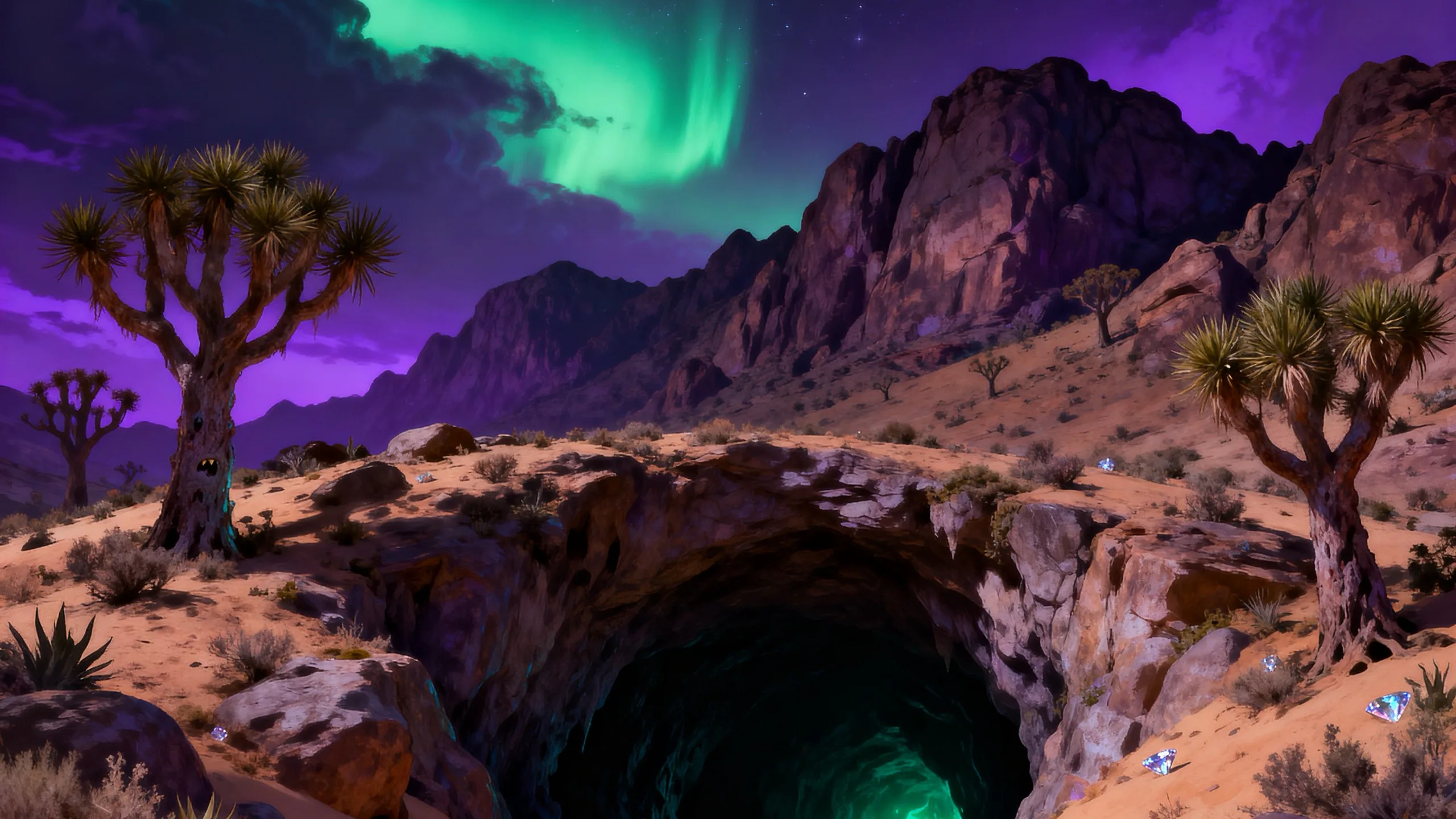 Skrik Night background art