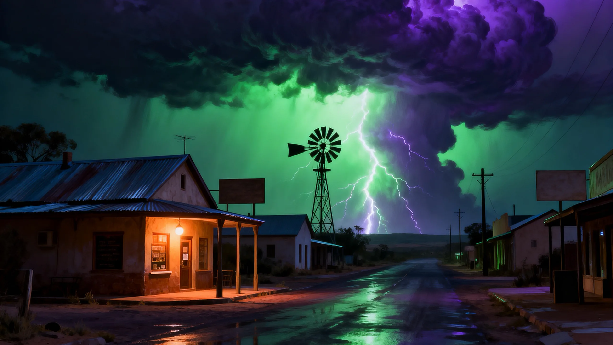 Skrik Night background art