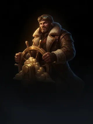 Sky Captains slot poster