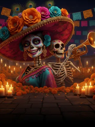 Sugar Skull Fiesta slot poster