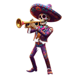 Trumpet Skeleton