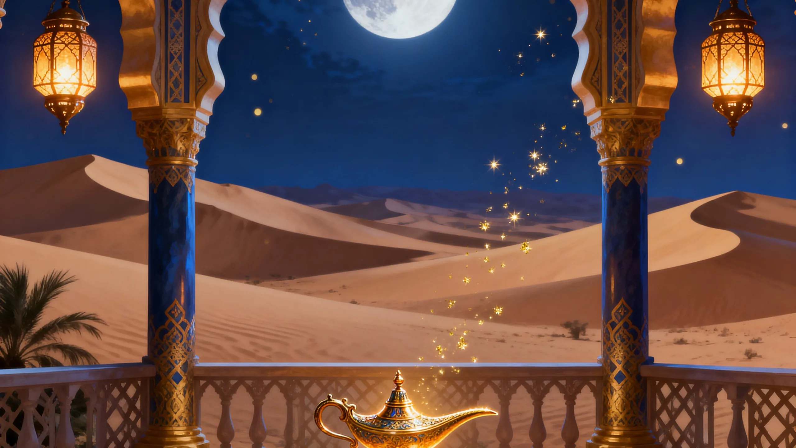 Sultan's 3 Wishes background art