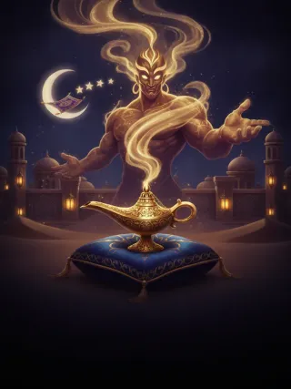 Os 3 Desejos do Sultão slot poster