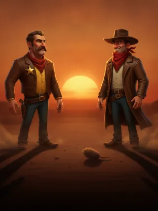 Duelo ao Pôr do Sol slot poster