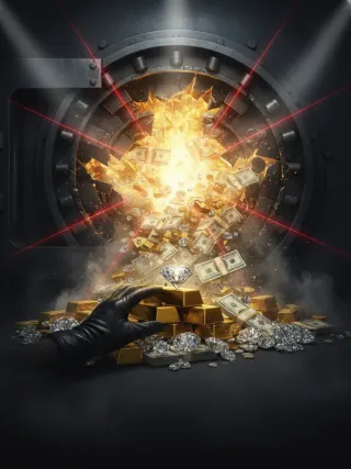 The Big Heist slot poster