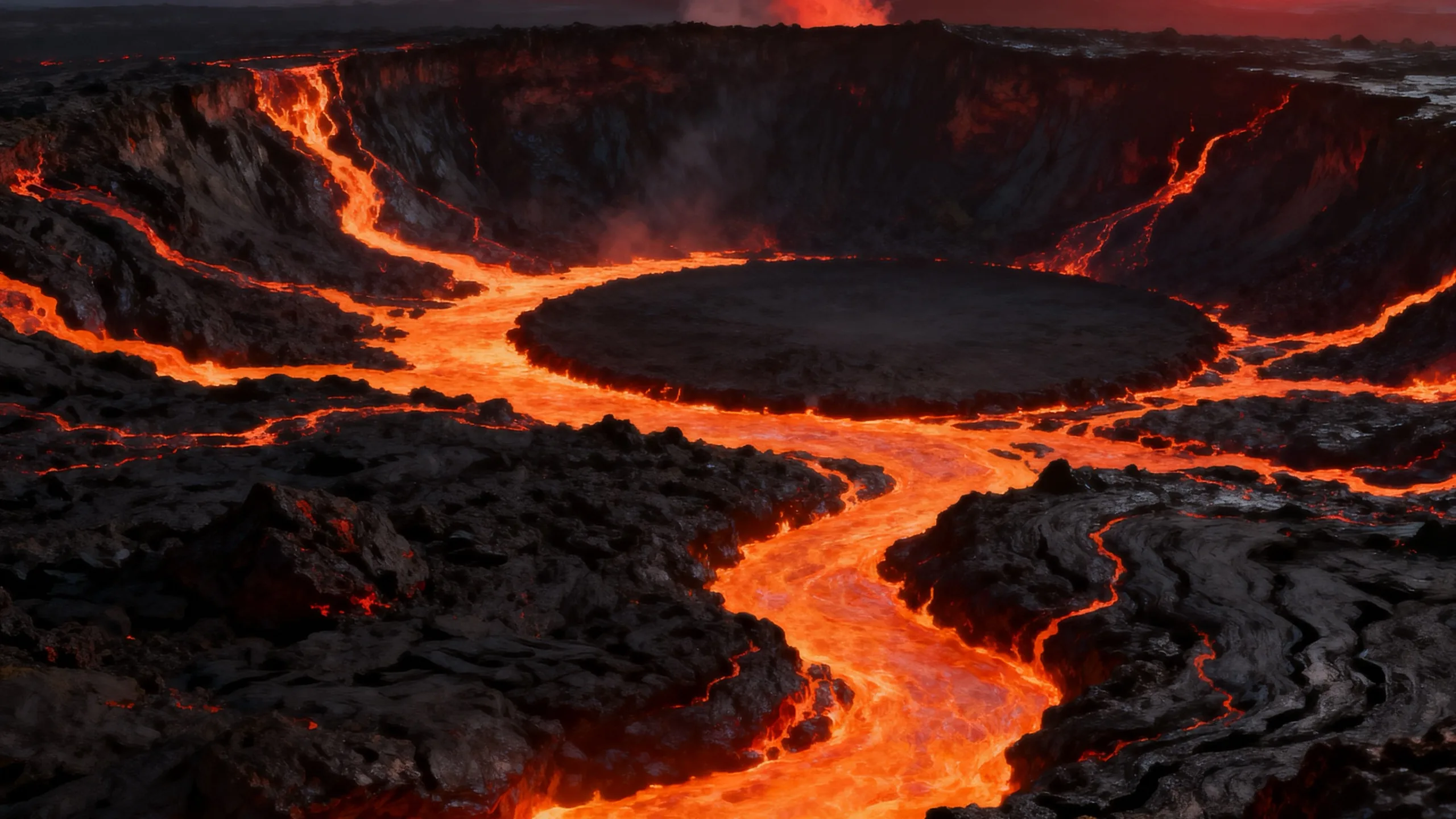 Volcano Riches background art