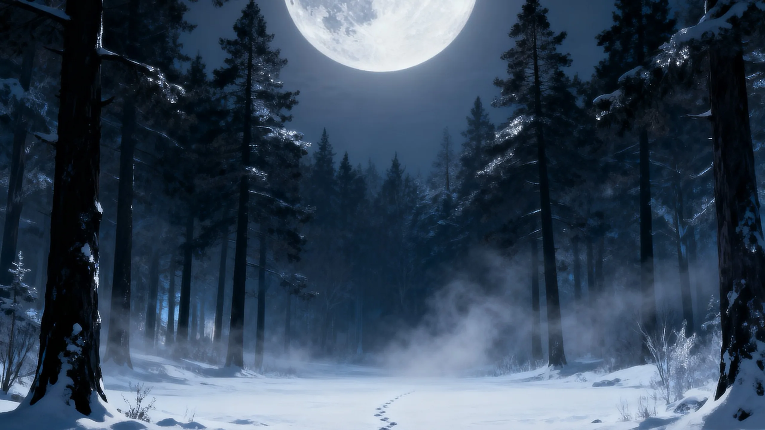 Wolf Moon background art