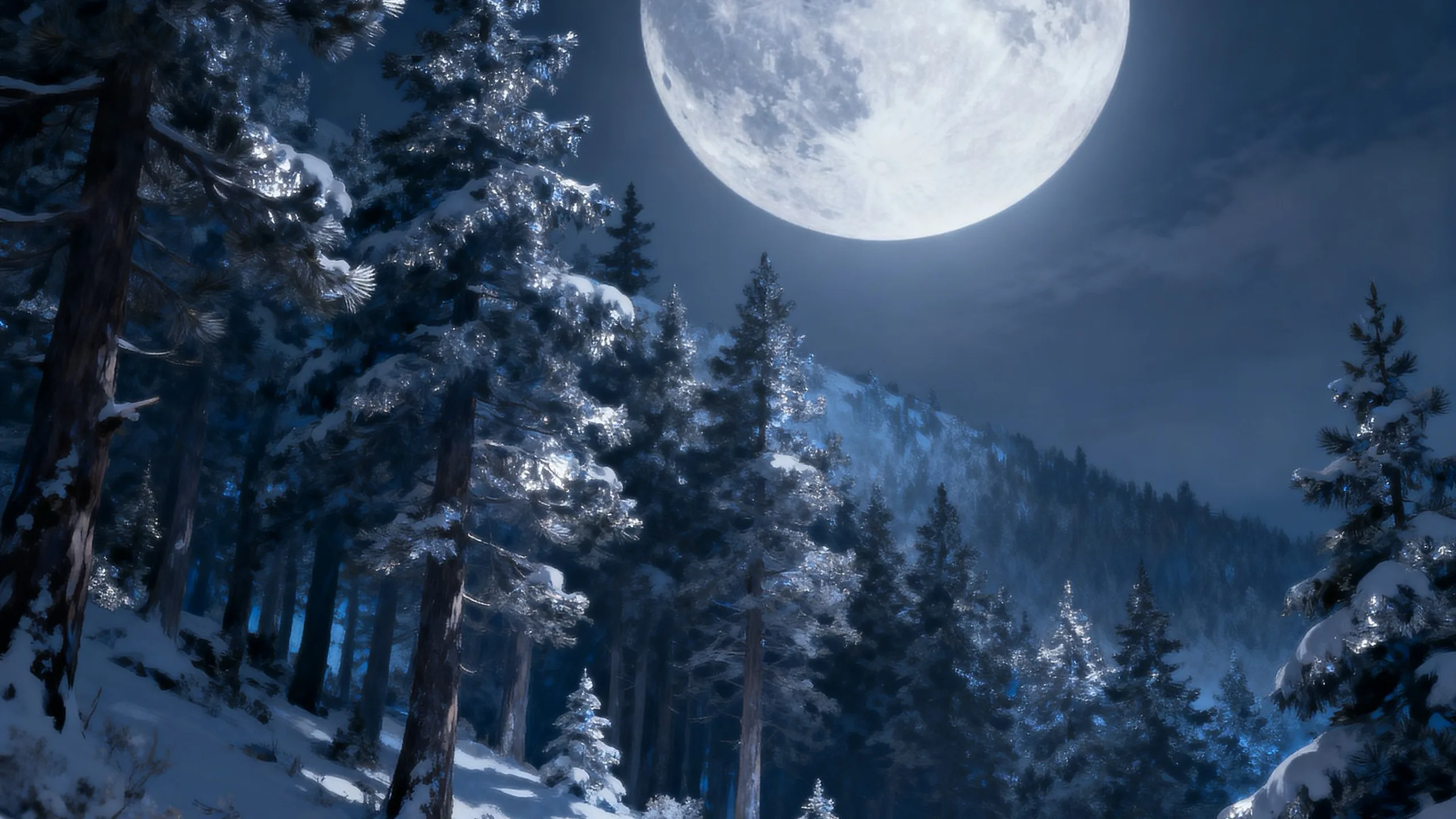 Wolf Moon background art